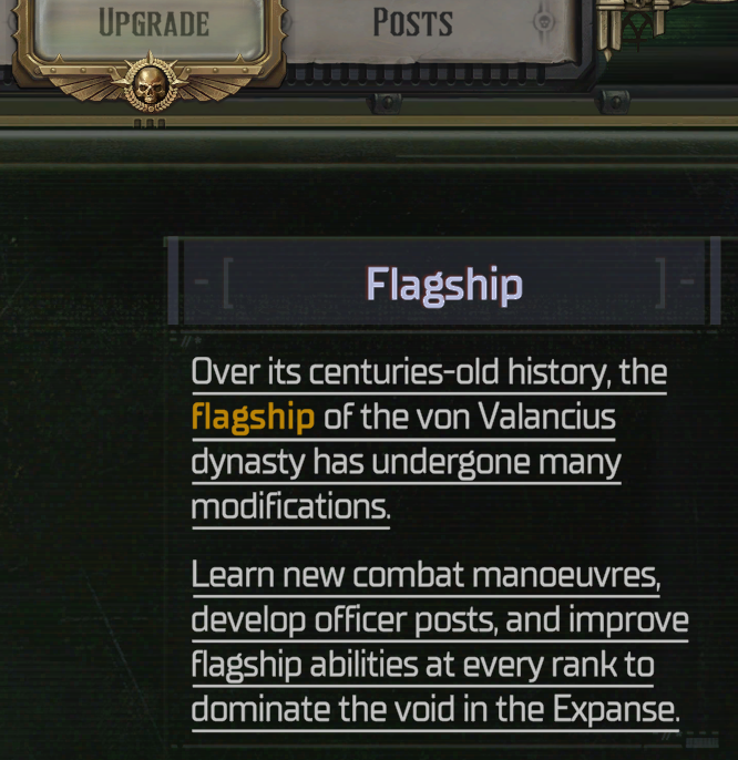 Flagship explanation text